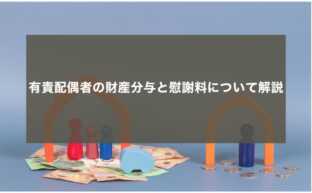 有責配偶者の財産分与と慰謝料について解説